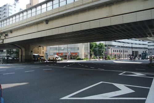 甲州街道と山手通りの交差点