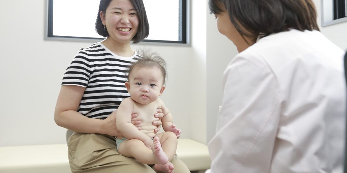 小児科診療の様子