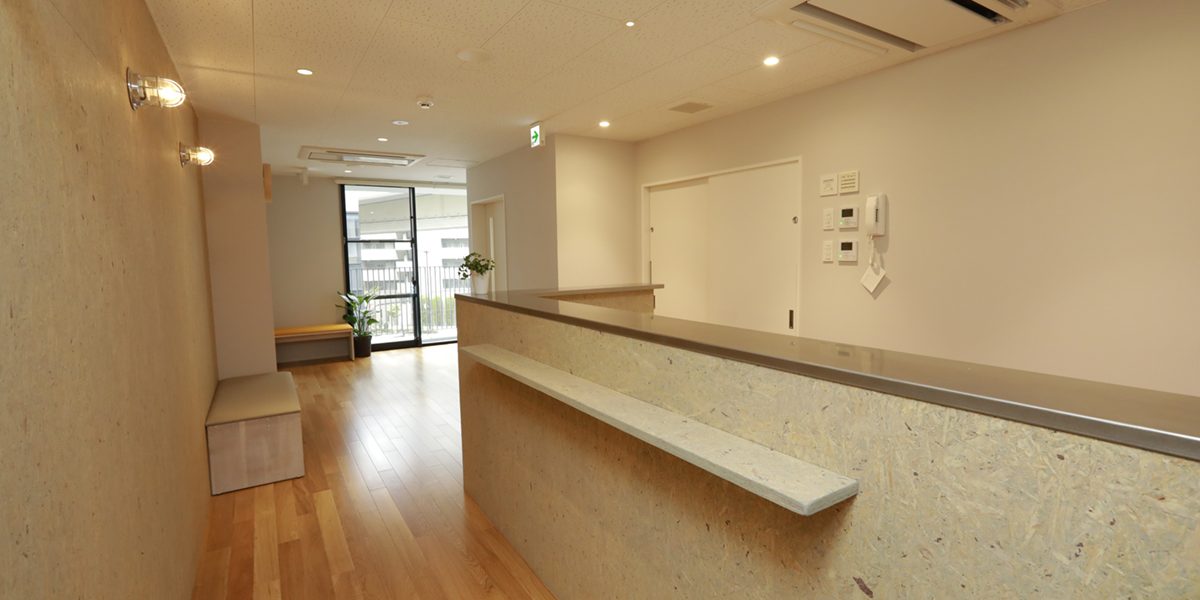 小児科の受付スペース